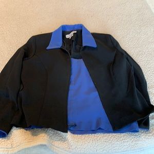 Vintage suit jacket and tank top